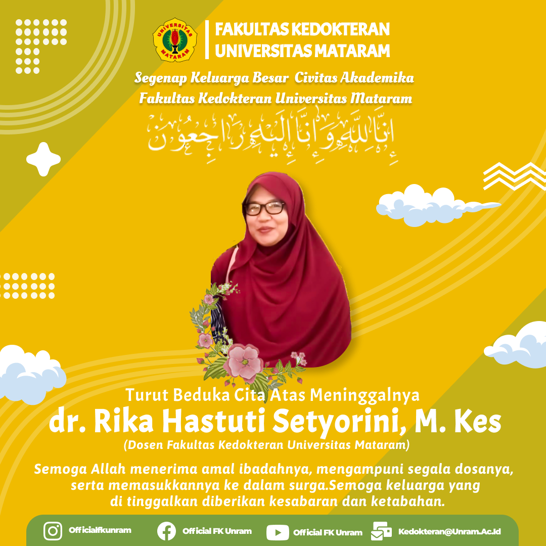 FK Unram Kehilangan Salah Satu Dosen di Bidang Ilmu Kesehatan Masyarakat