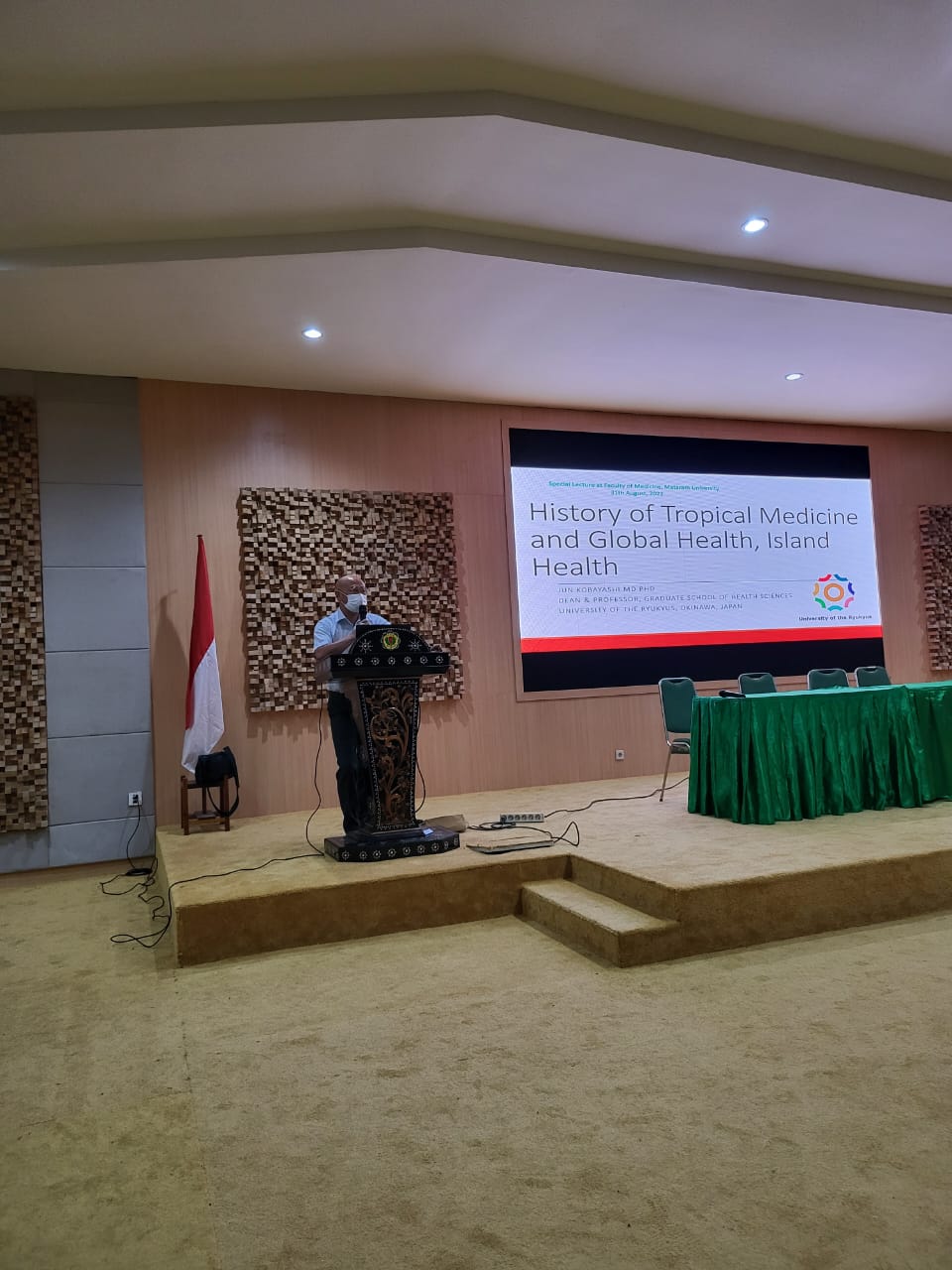 Kuliah Tamu Prof. Jun Kobayashi, PhD dari Ryukyus University, Jepang