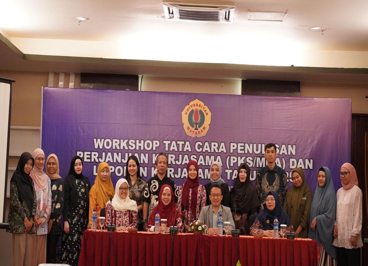 Workshop Tata Cara Penulisan PKS/MOA dan Laporan Kerja Sama Tahun 2025