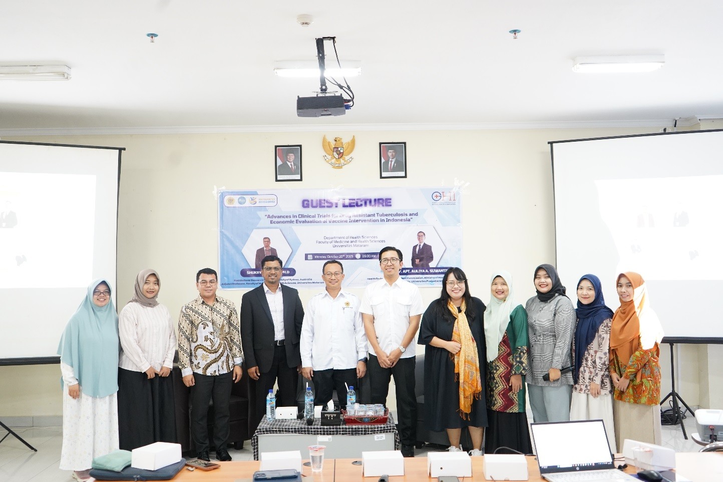 Kuliah Tamu PSPPA FKIK UNRAM: Menyoroti Perkembangan Uji Klinis TB Resisten Obat dan Evaluasi Ekonomi Vaksin di Indonesia