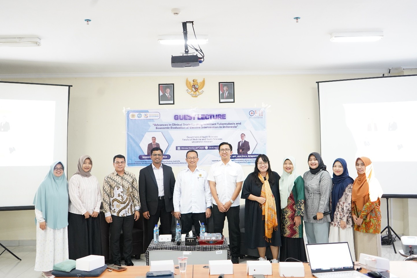 Kuliah Tamu PSPPA FKIK UNRAM: Menyoroti Perkembangan Uji Klinis TB Resisten Obat dan Evaluasi Ekonomi Vaksin di Indonesia