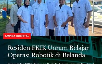 Residen Ilmu Bedah FKIK Unram Dalami Teknologi Bedah Robotik di Belanda
